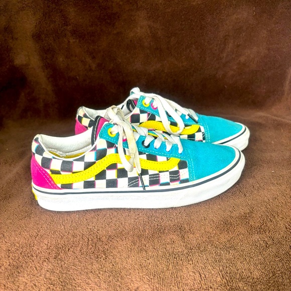 Vans Shoes - VANS Old Skool Crazy Checkerboard Multicolor Men’s 6.5 / Women’s 8 (Unisex)